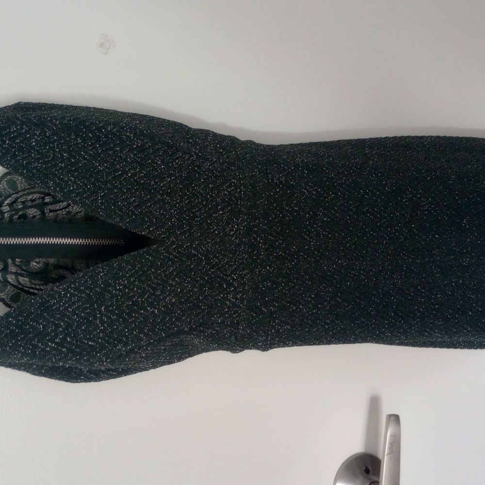 Elegant Black Glitter Dress